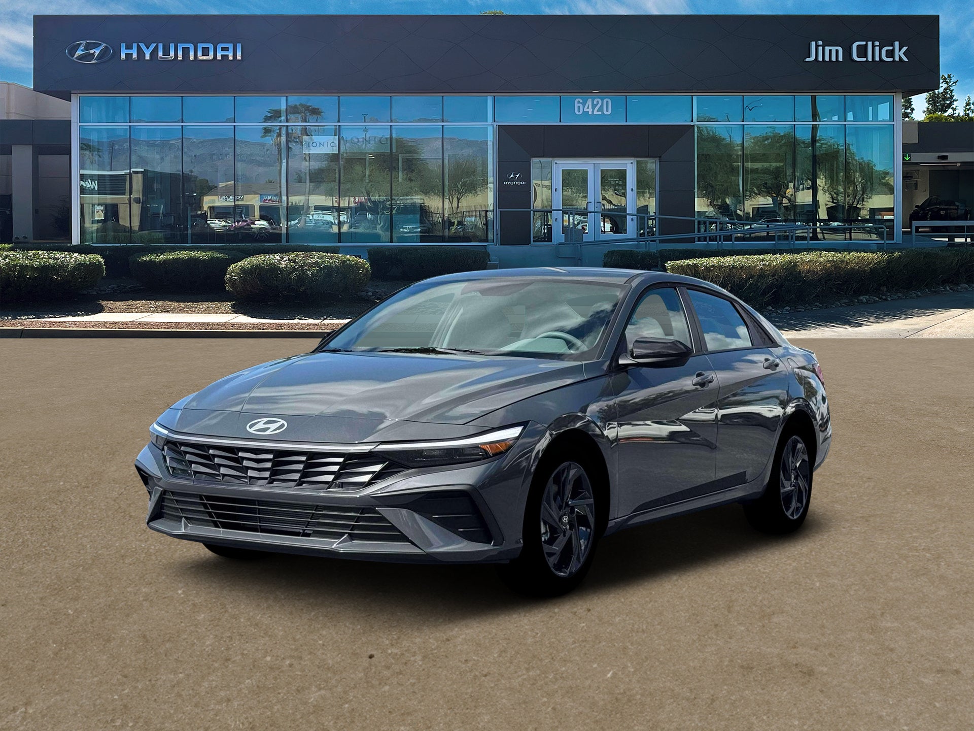 2026 Hyundai ELANTRA SEL Sport in Ecotronic Gray — front three-quarter view